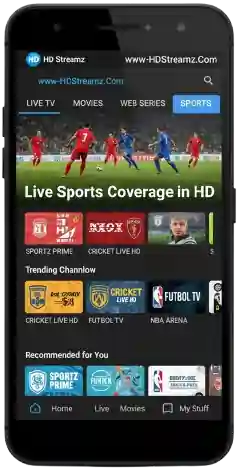 Live Sports Coverage in HD